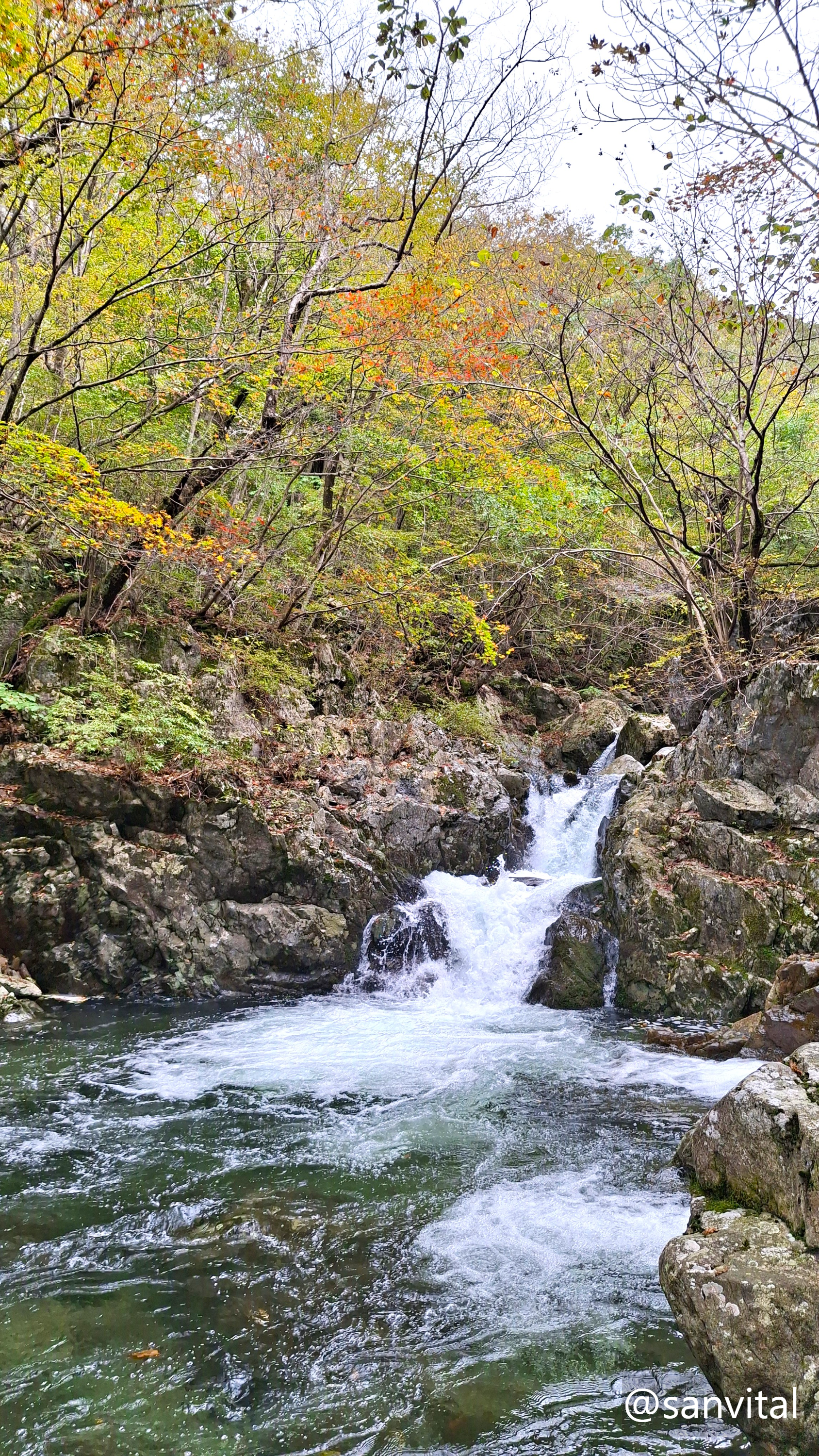 무주 구천동계곡 구천폭포