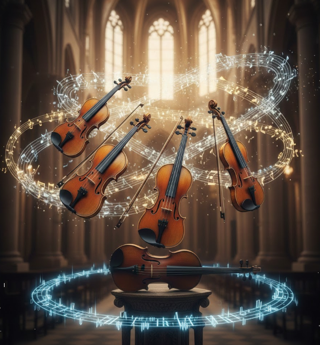 피헬벨의 캐논 D장조 관련 그림