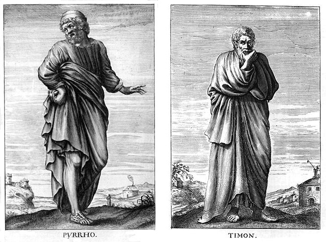 피론과 티몬의 삽화