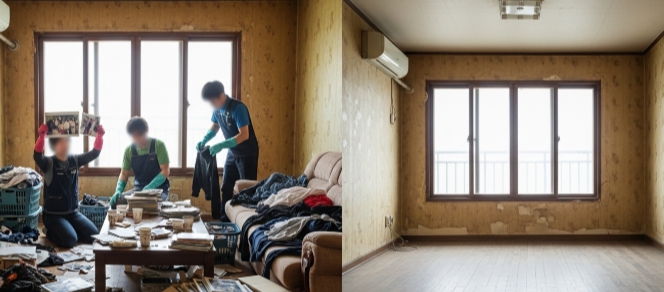 함양 고독사청소 및 정리