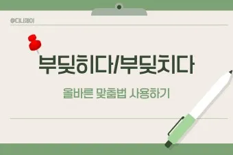 부딪히다 부딪치다 맞춤법 맞는 표현은_7