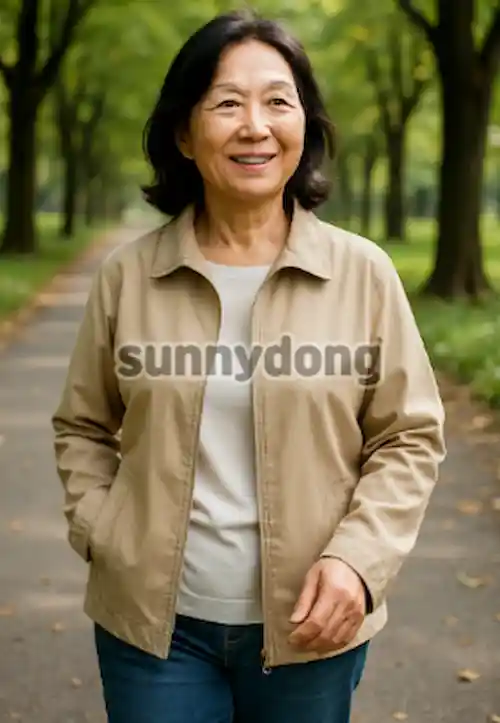 갱년기 가슴 두근거림에 좋은 산책 이미지