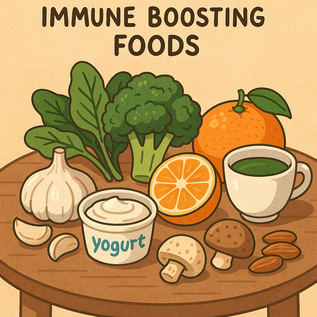 면역력 높이는 음식과 관련한 이미지