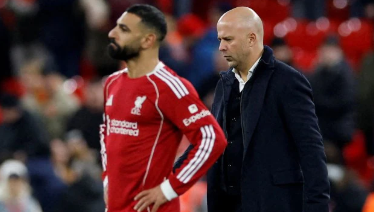 모하메드 살라와 아르네 슬롯 감독