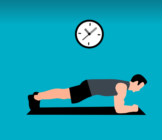 남성 플랭크 운동