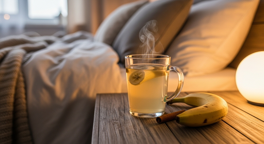 바나나 끓인 물 효능