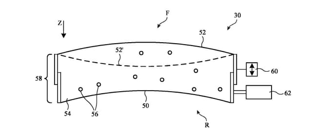 애플 액체 렌즈 특허 (사진=미국 특허청)