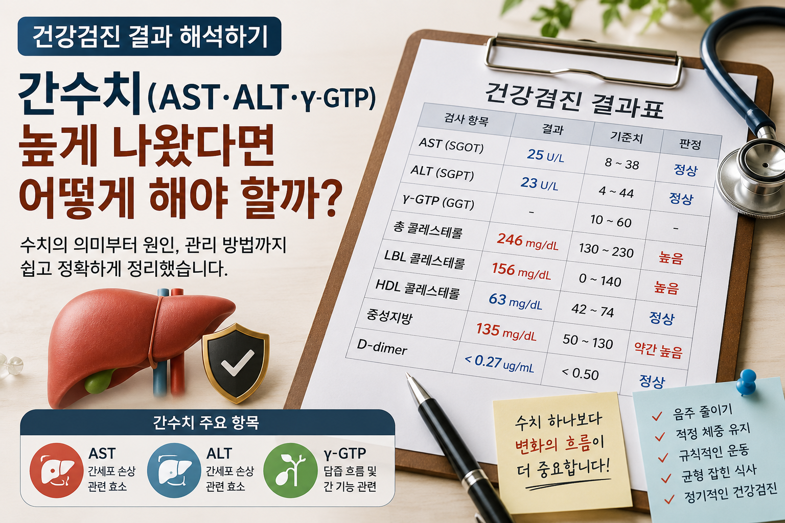 간수치 해석하기