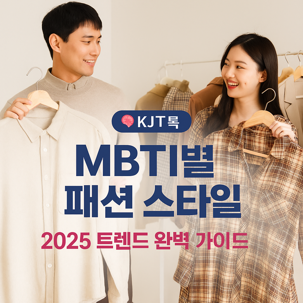 MBTI별 패션 가이드! 내 성격 맞춤 스타일