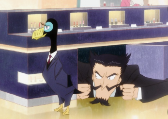 영화 북극백화점의 안내원