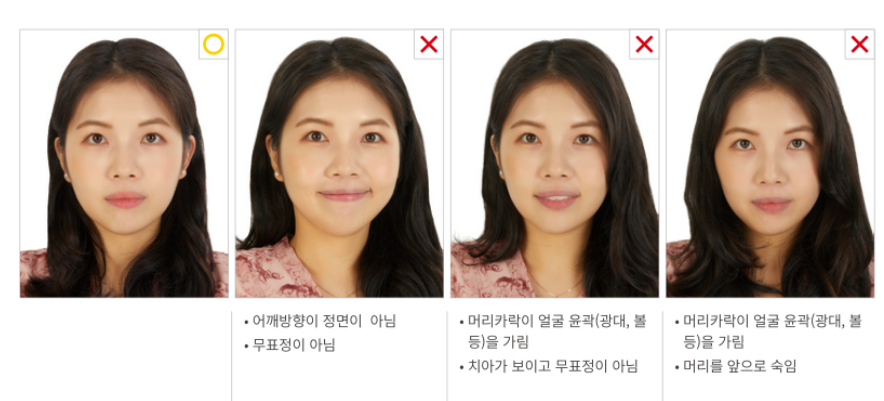 여권 사진 규정