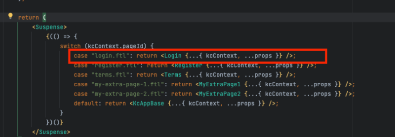 Keycloak keycloakify redirect 설정