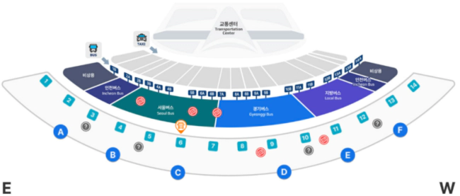 6010번-인천공항1터미널-승차장
