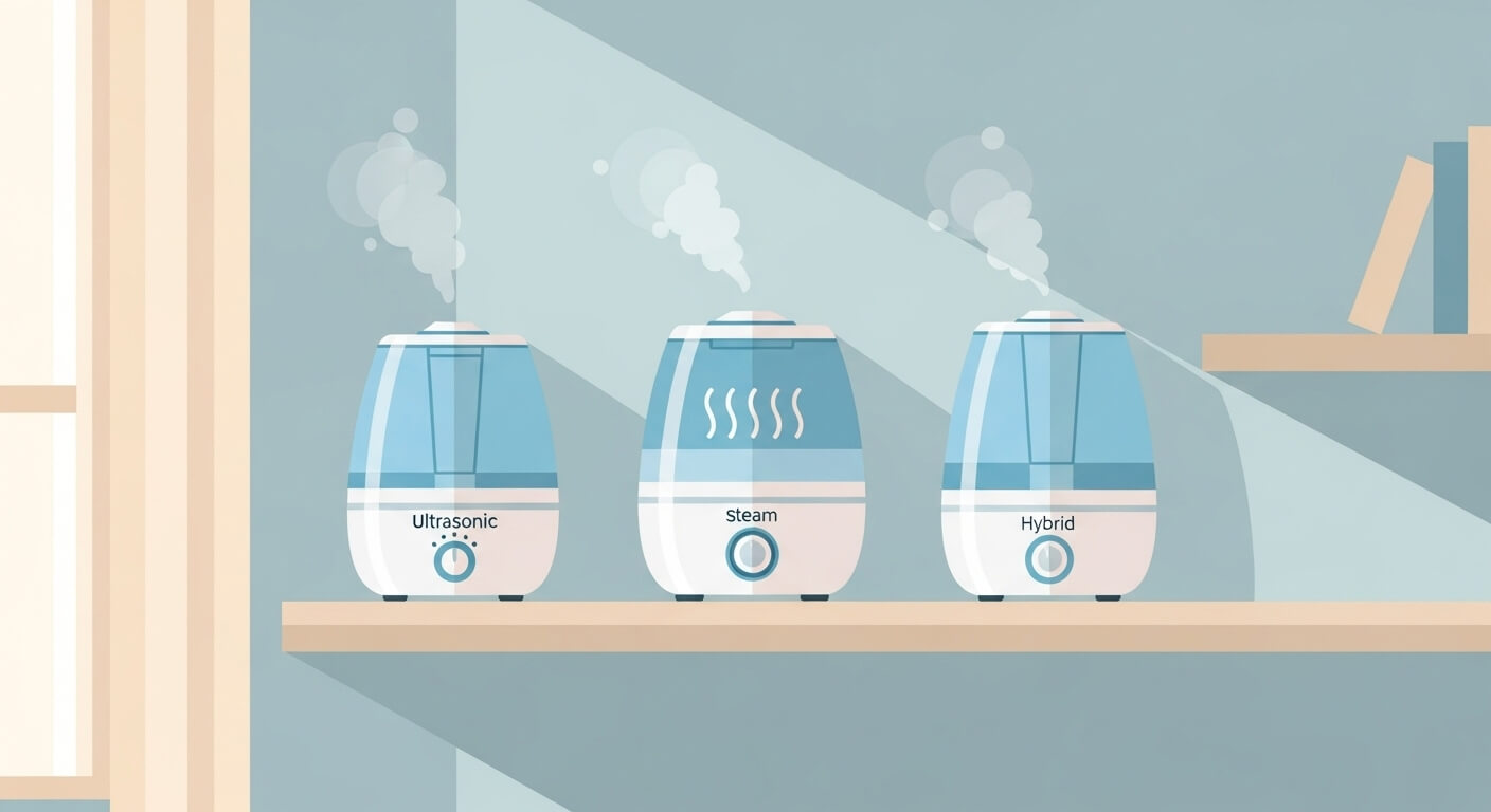 가습기 고르는 방법 (초음파식, 가열식, 복합식)