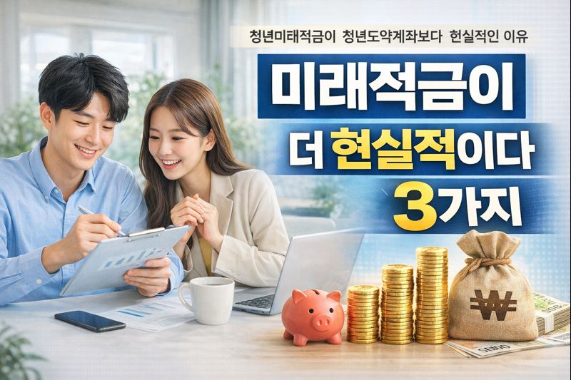 청년미래적금이 청년도약계좌보다 현실적인 이유 3가지