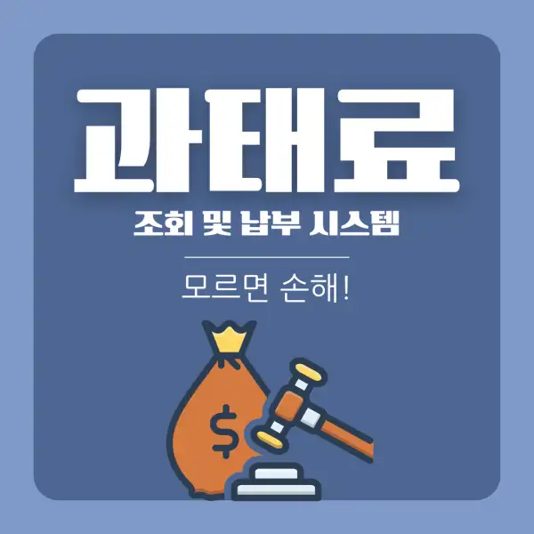 과태료 조회 및 납부 시스템