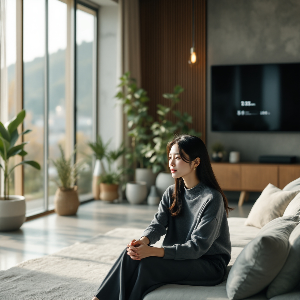 2025년 고급 인테리어 트렌드 자연 소재와 첨단 기술의 만남