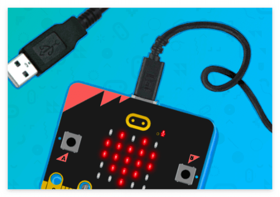 makecode 마이크로비트 연결