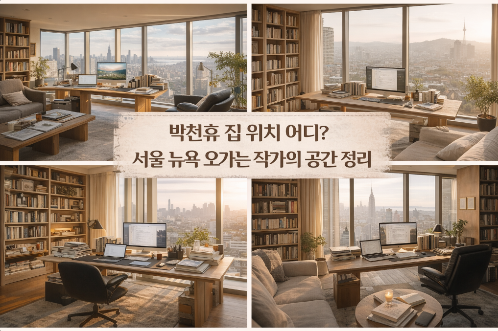 박천휴 집 위치 서울·뉴욕 오가는 작가 생활 공간 총정리