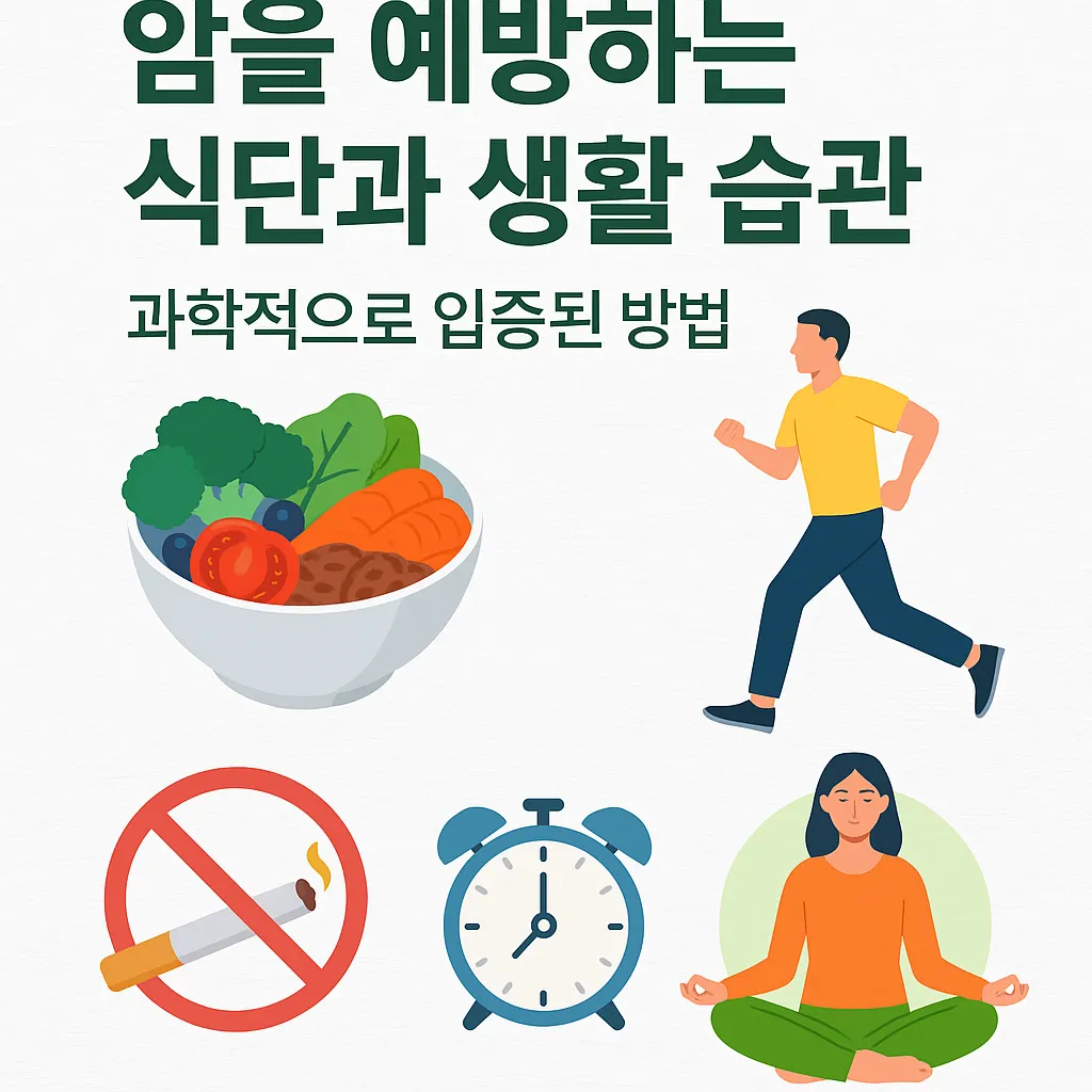 암을 예방하는 식단과 생활습관