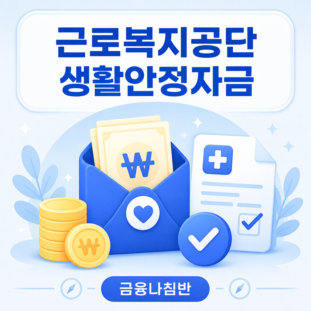 근로복지공단 생활안정자금 대출
