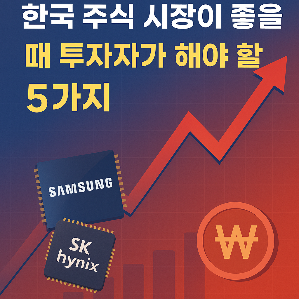 한국 주식 시장이 좋을 때