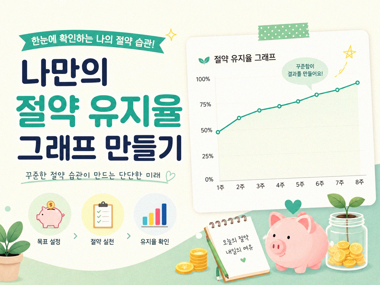 내 돈 관리, 그래프로 보니 유지되는 이유