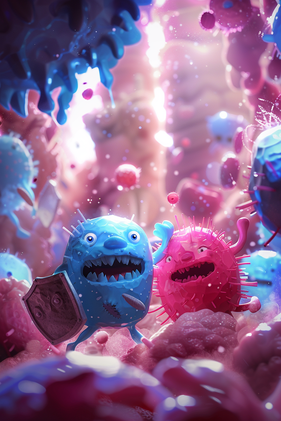 유산균 유해균 점착성경합 프로바이오틱스