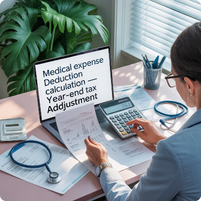 연말정산 의료비공제 계산법 이미지