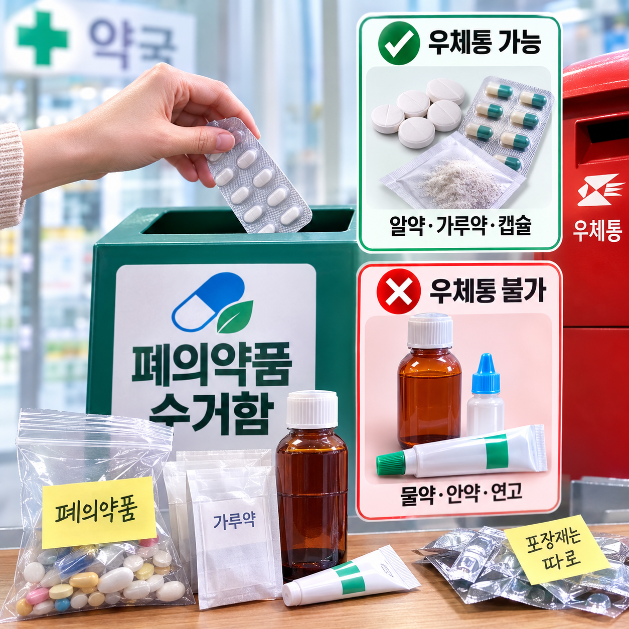 폐의약품 버리는 곳과 알약 가루약 물약 배출 방법 안내