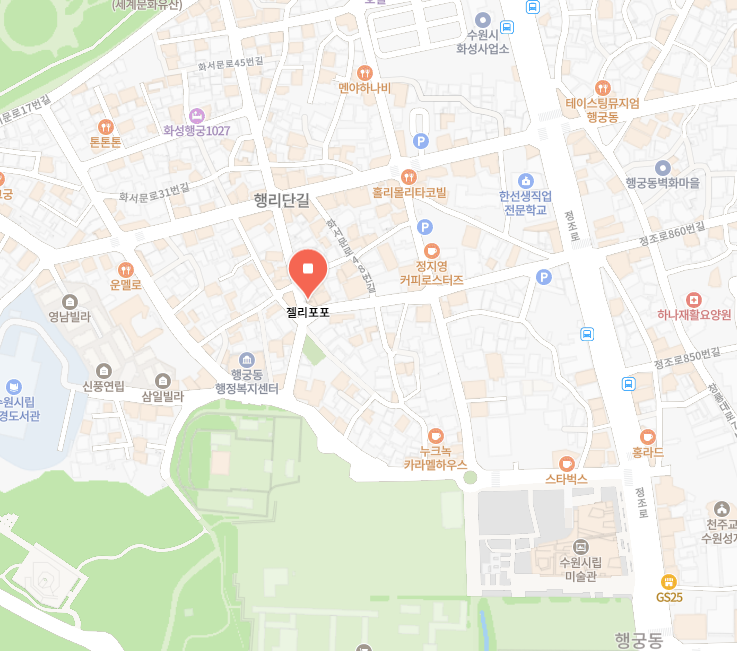 젤리포포 위치