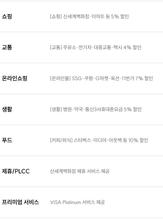 신세계 BC 바로 콰트로 플러스