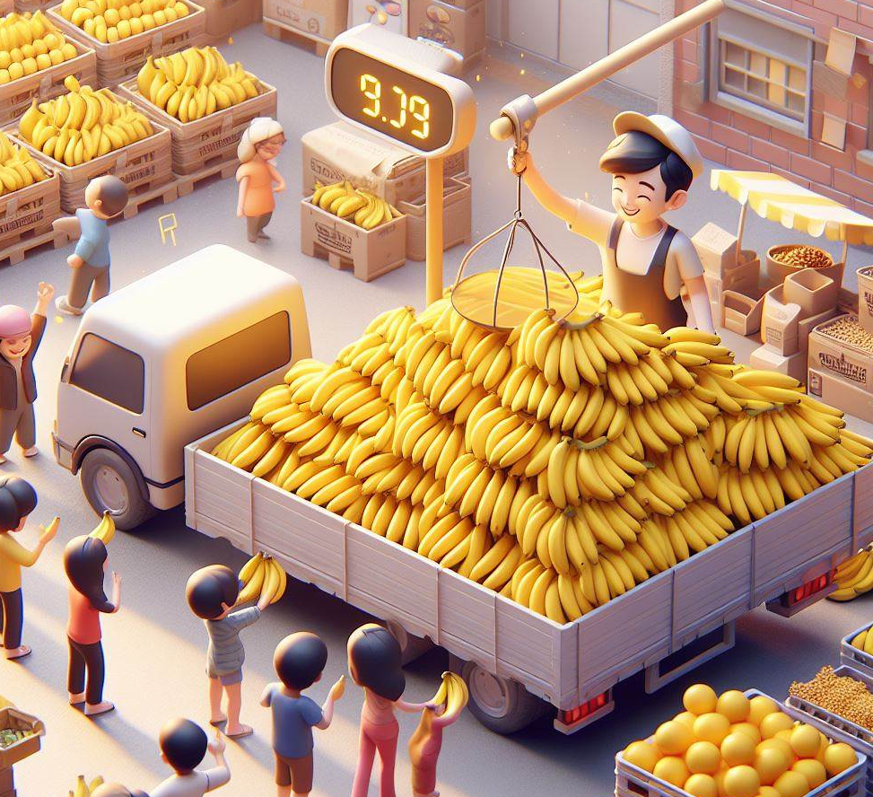 바나나 유통 애니메이션