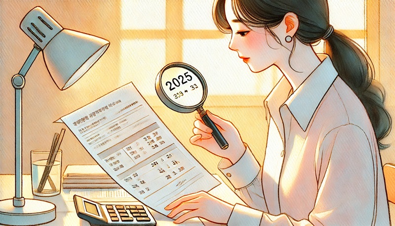2025년 기준 중위소득과 소득인정액