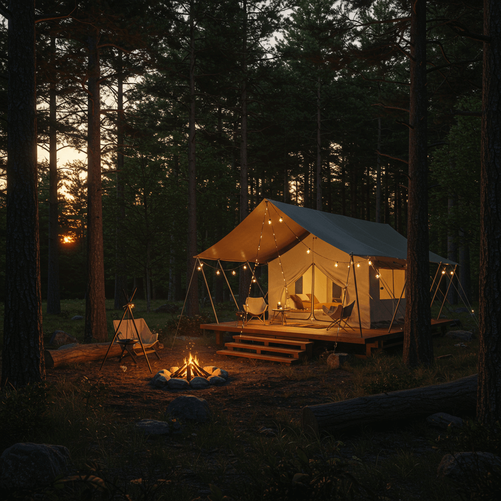 자연 속 힐링! 숲속 글램핑 명소