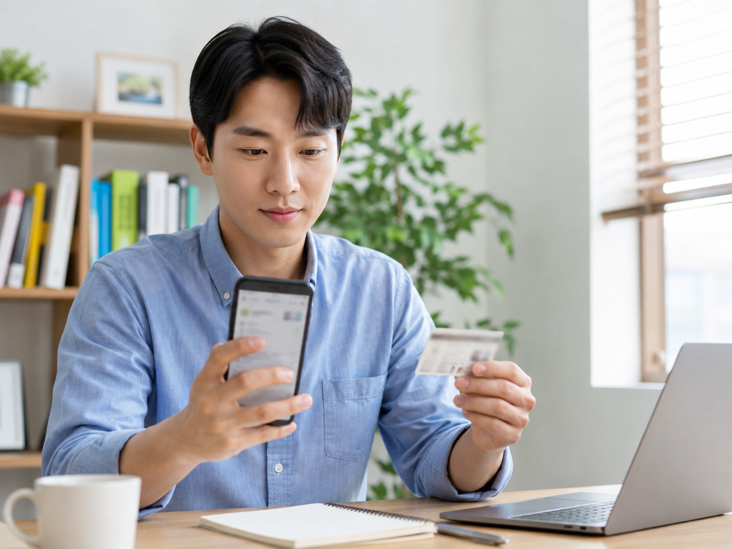 생계비계좌 개설 방법과 1인 1계좌를 확인하는 모습