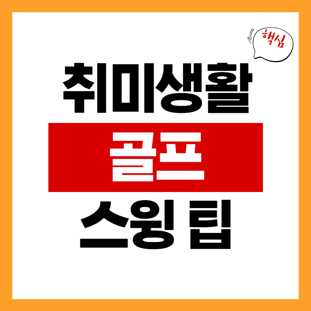 골프 취미 &ndash; 골프용품 추천, 스윙 팁, 필드 리뷰