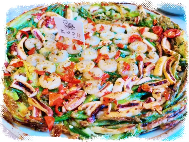 대왕 음식 왕중왕 리코타치즈 막걸리 해물파전 물총조개 동죽 대왕 칼국수 맛집 추천