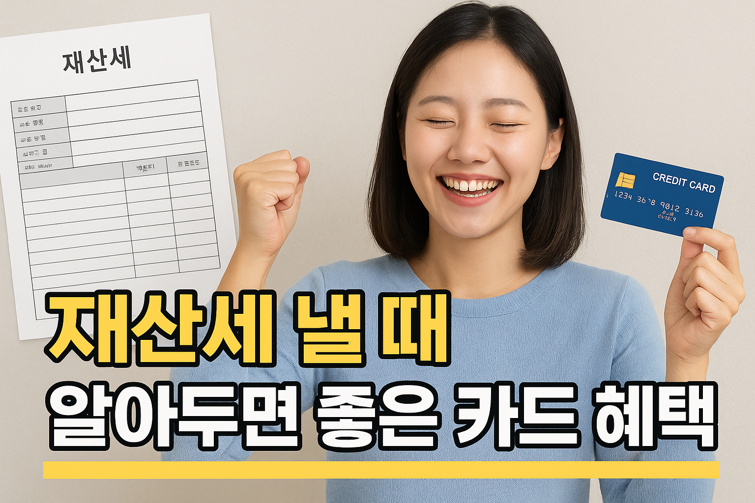 재산세 낼 때 알아두면 좋은 카드 혜택