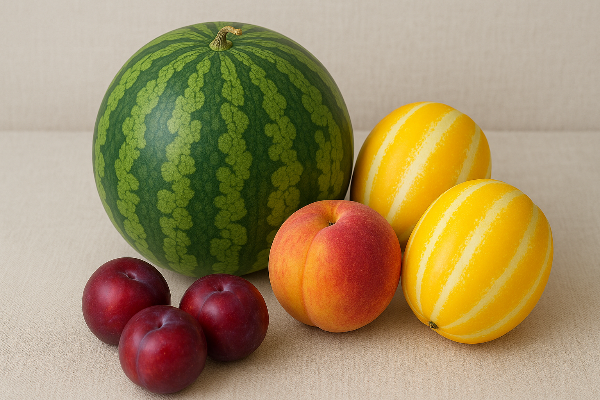 수박 자두 참외