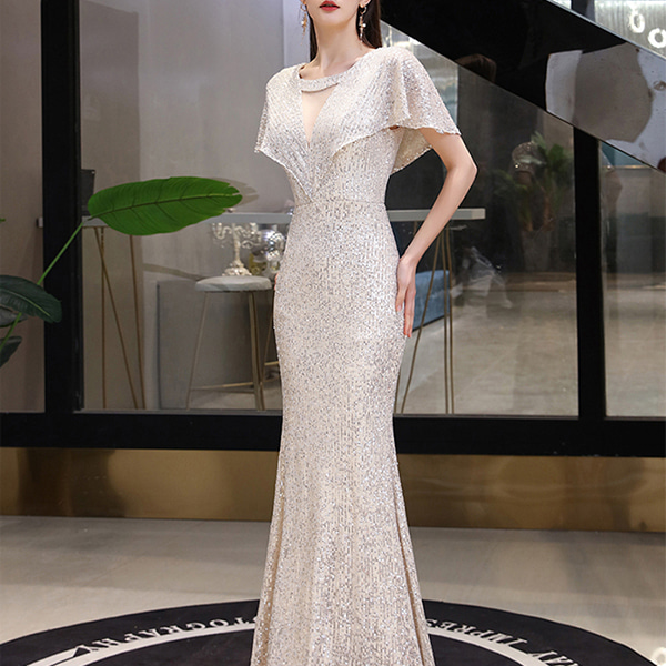 QZ153 대여 파티 이브닝 드레스 연주 연주회 시상식