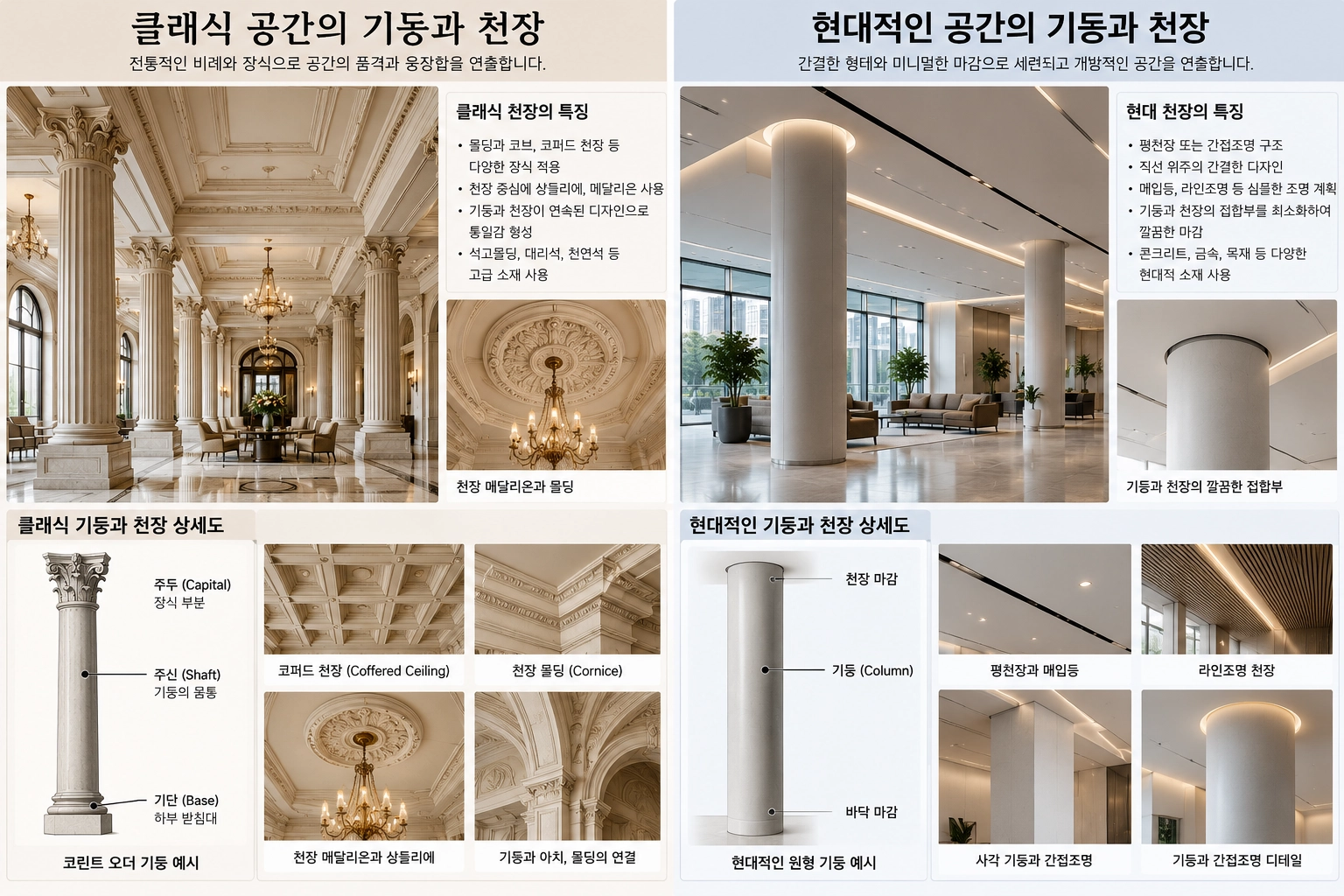 기둥과 천장