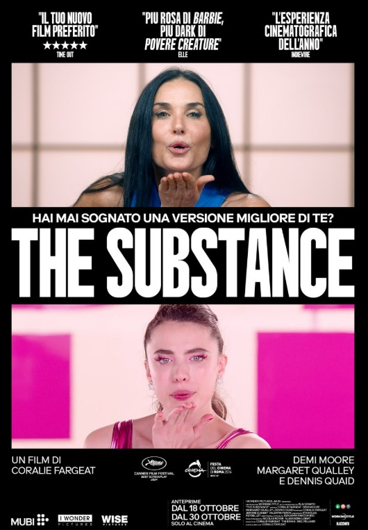 영화 서브스턴스 포스터 사진