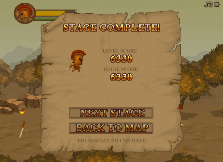 더블엣지-플래시게임-종료-화면