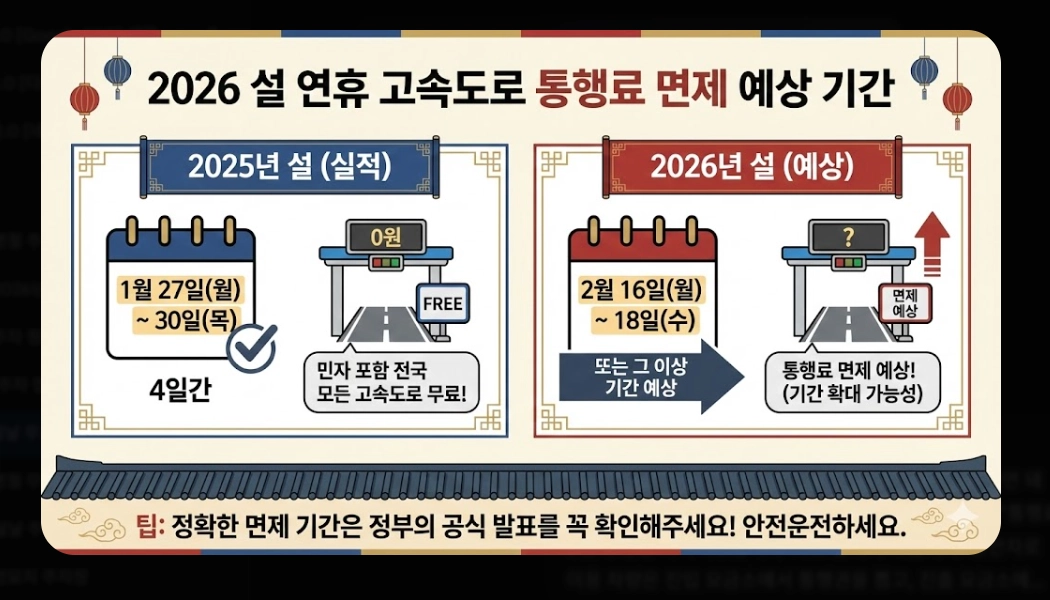 설날 무료주차장(2026 설날, 개방 기간, 전국 권역별)(+ 이용 꿀팁)