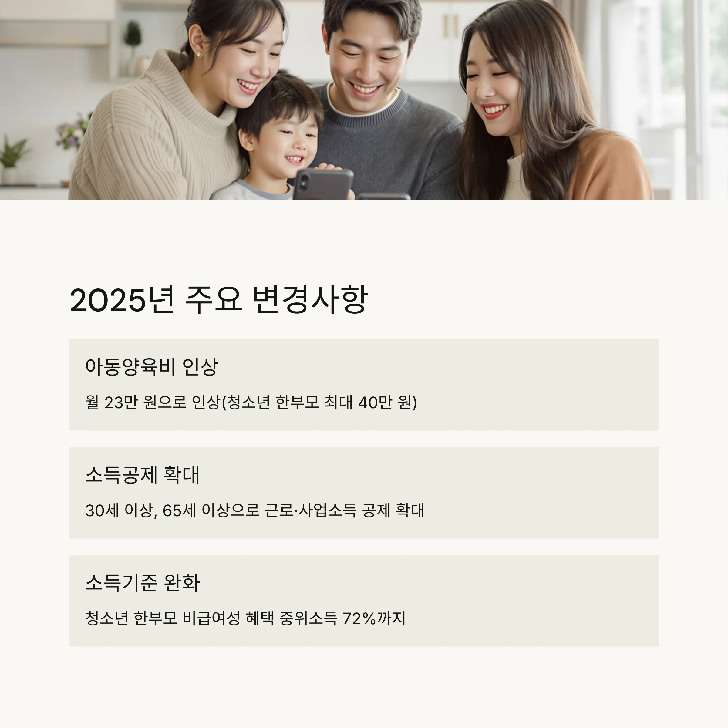 한부모가정지원금 완벽 정리