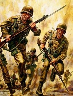 착검을하고-용감하게-적진을-향해-돌격하는-병사들