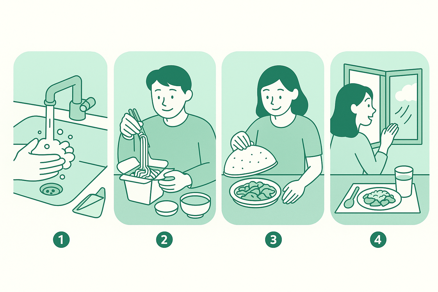 배달 음식, 깔끔하게 먹는 법