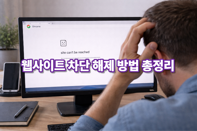 웹사이트 차단 해제 방법 대표 이미지