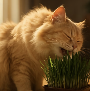 고양이가 풀 뜯어 먹는 이유&amp;#44; 캣그라스 꼭 먹여야 할까? (효능 5가지)